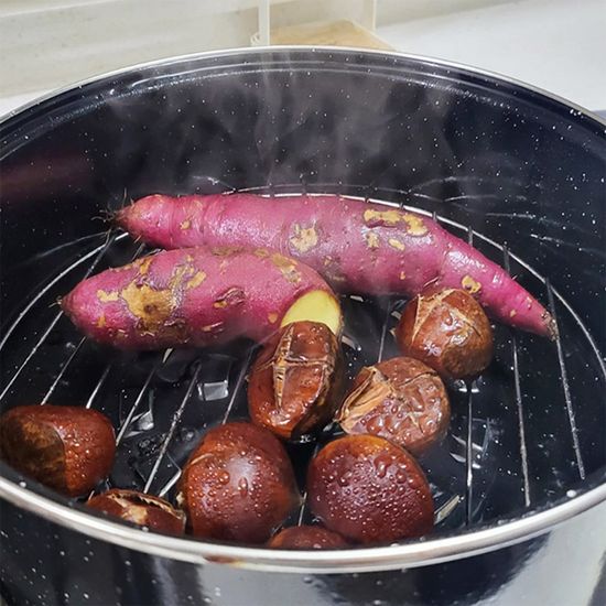 올비아 촉촉직화냄비 28cm 군고구마 냄비