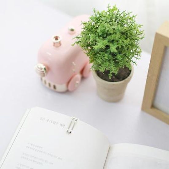 심플한 메탈 북마크 책갈피 오피스 페이퍼 클립 10Pcs