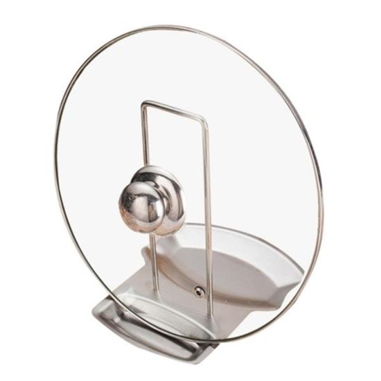 주방 인테리어 스테인리스 국자 뚜껑 조리도구 거치대