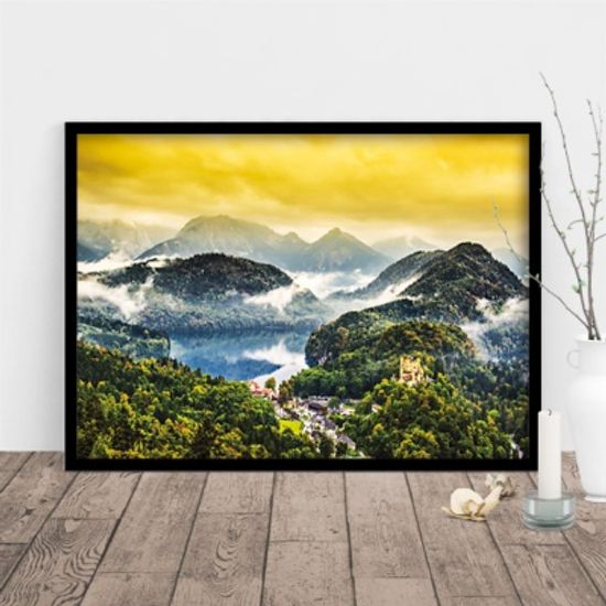 1000조각 직소퍼즐▶ 안개가 자욱한 바이에른의 알프스 (PK1000-3147)