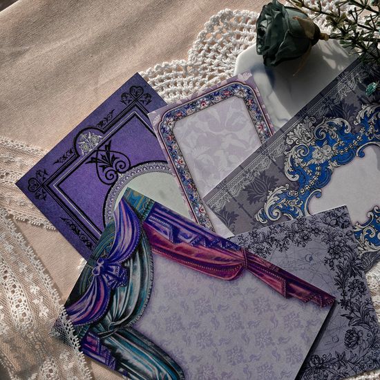 오로라레시피 미니편지지