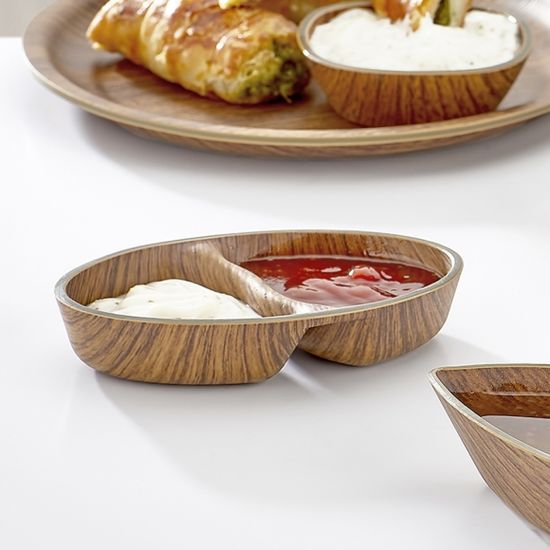 [에블린] 1+1 우드 집들이선물 소스볼 접시