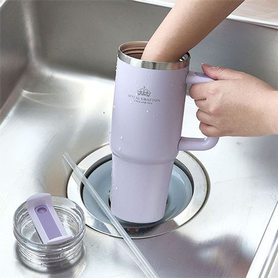 로얄그래프톤 보온보냉 텀블러 라이트퍼플 1200ml