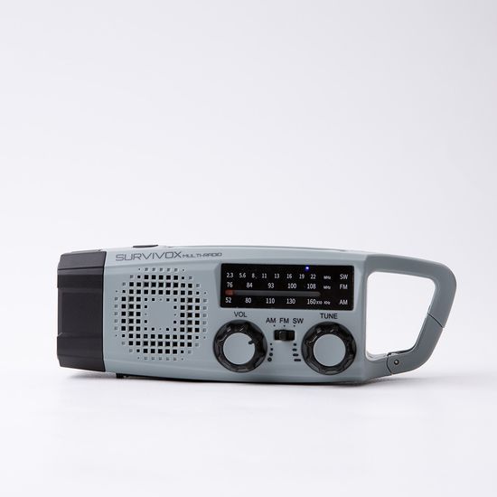 서바이복스 재난라디오 미니 재난용 크랭크라디오 