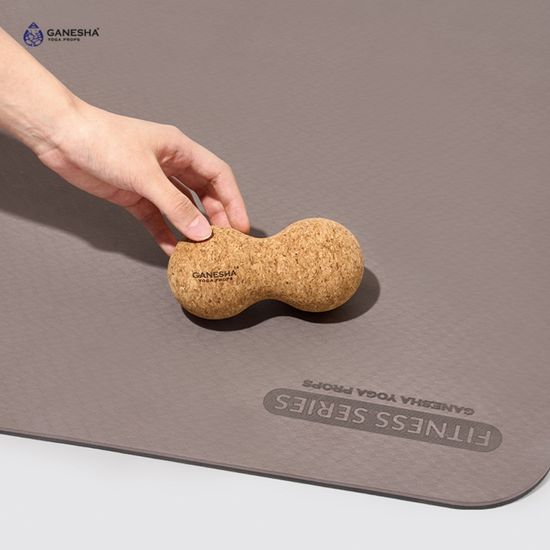 [가네샤요가프랍스] 코르크 마사지볼 듀얼 스탠다드