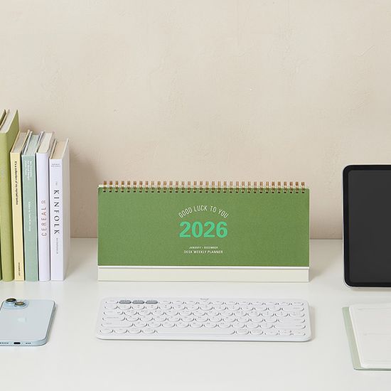 (2026 날짜형) 데스크 위클리 플래너 2026_탁상달력