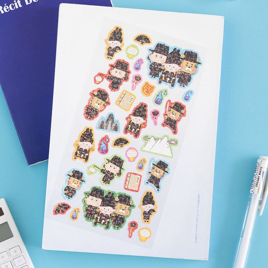 Hello Korea 홀로그램 스티커