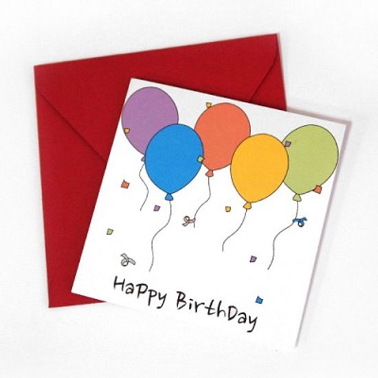 메시지카드 - 풍선