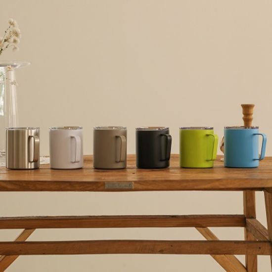 [LEAVES] 리브스 데일리 스테인레스 진공컵_SILVER