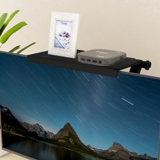 공간활용 모니터 TV 선반 상단 거치대