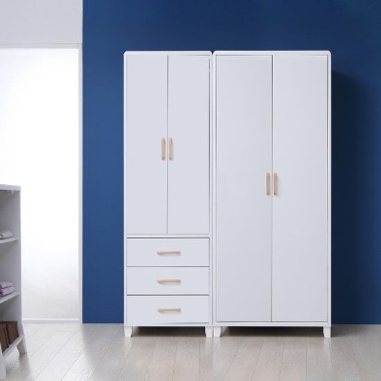 니스 3서랍 장롱세트 도어형 1400 (착불)