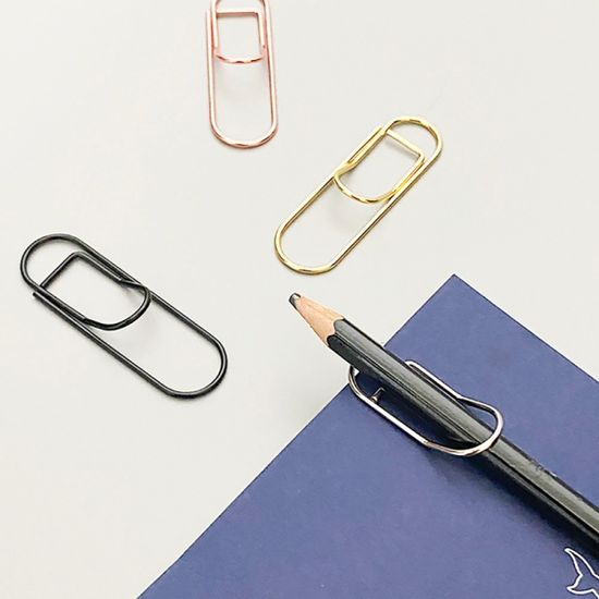 금속 펜클립 책갈피 4color