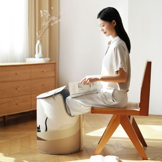 [소싱] 히팅패드 라운드 전기발난로 파티션히터