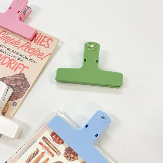 파스텔 다꾸 다이어리 문구 집게 서류 종이 클립 5종