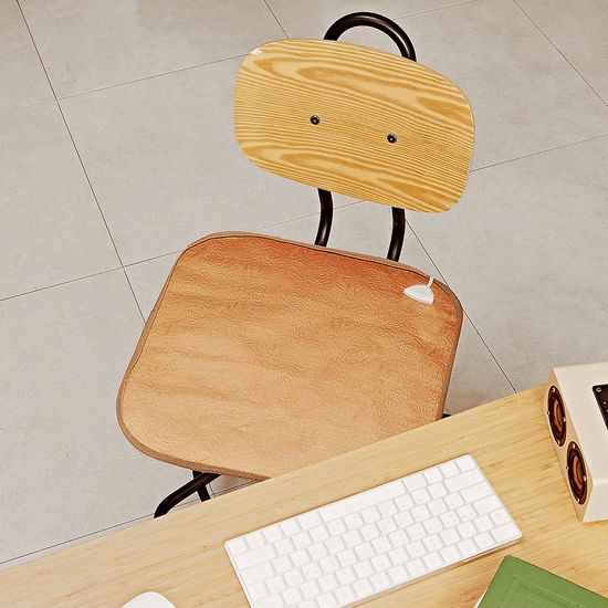 [브리즈홈] 황토참숯 1인 온열방석