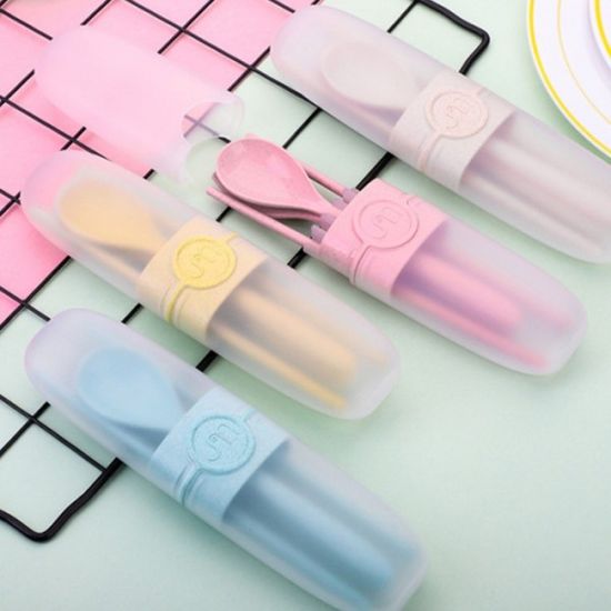 캠핑 카라반 휴대용 식기 수저 포크 젓가락 수저통세