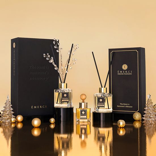 홀리데이크리스탈 재즈 디퓨저120ml+쇼핑백 선물세트