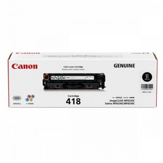 캐논(CANON) 토너 CRG-418 BK (3.4K) / Black / MF8350Cdn,MF8353Cdn / 최대3,400P