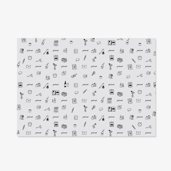 Present signature wrapping paper
