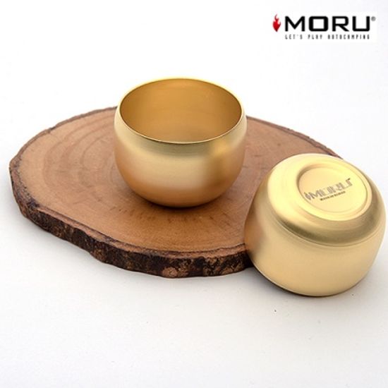 [MORU] 모루 24K 무광 황금 소주잔 1P