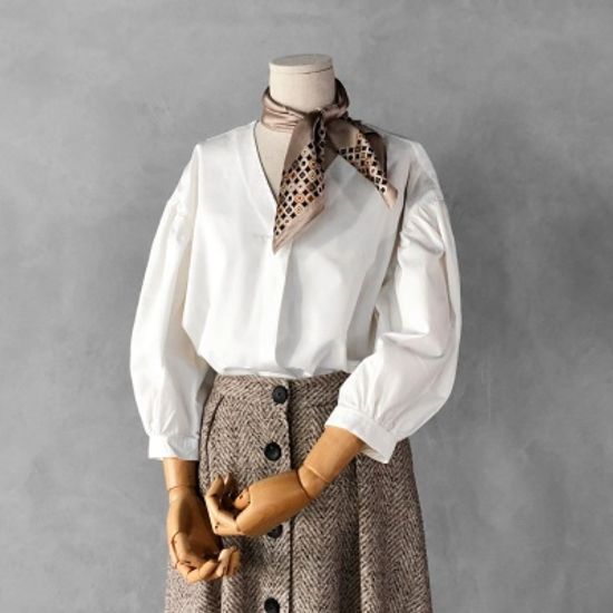 [베네]테트라포드 실크 쁘띠 스카프