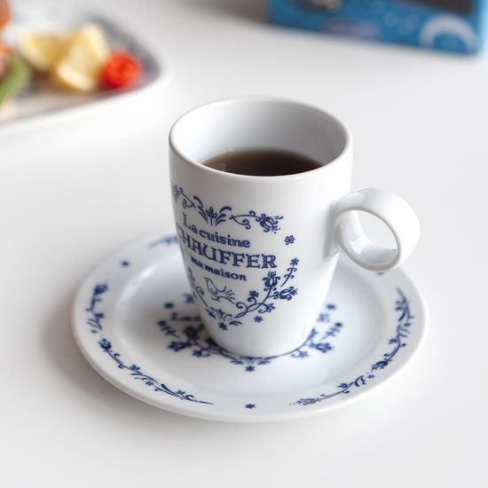 마메종 블루로즈 링 머그 220ml 1p