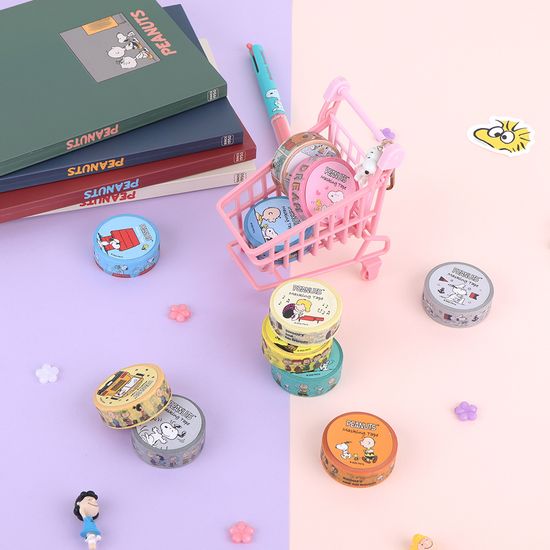 피너츠 스누피와 친구들 마스킹 테이프 (3종 랜덤)