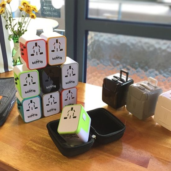 트리피그 여행용 멀티 플러그 트래블 아답터 / 고급파우치 증정