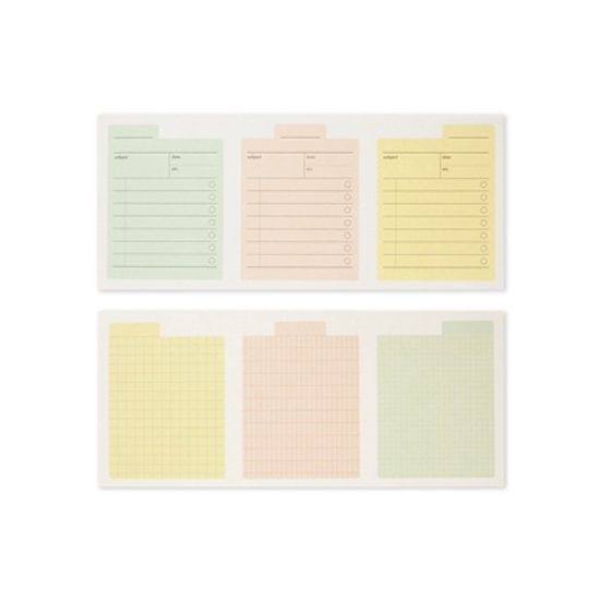 아카이빙 메모 패드 _ check,grid