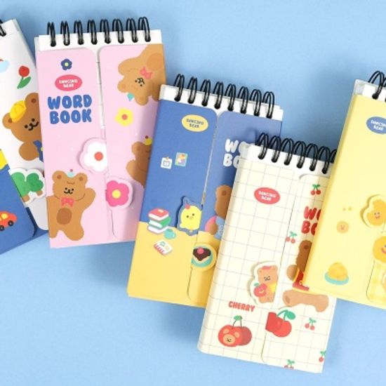 핑크풋 댄싱베어가리개단어장