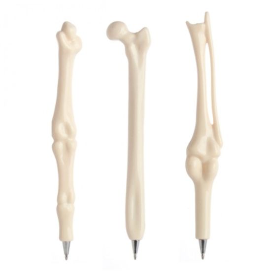 디자인볼펜 오싹 뼈다귀볼펜 / 검정색 판촉볼펜