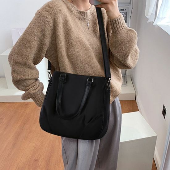 캐주얼 숄더백 대학생 여성 소지품가방 블랙(WD32DC0)