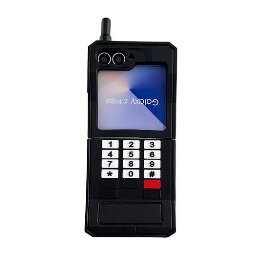 갤럭시 z플립 6 5 4 3 레트로 핸드폰 실리콘 케이스