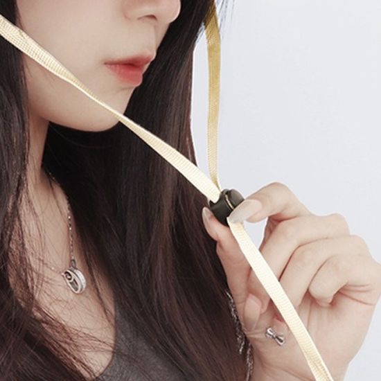 모자끈 스트랩 길이조절 스토퍼 모자 턱끈 돼지코