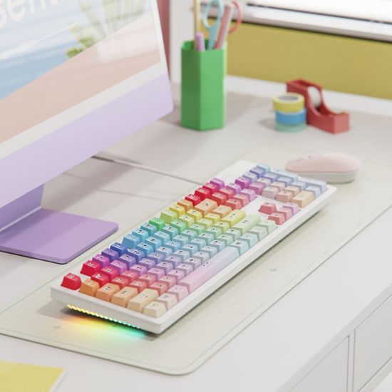 시이닷 와글바글 유선 LED 기계식 키보드