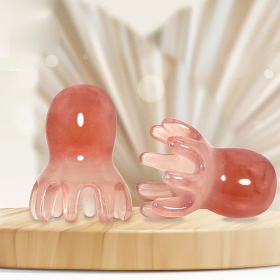 문어 괄사 마사지기 두피 마사지 경락 지압 안마기