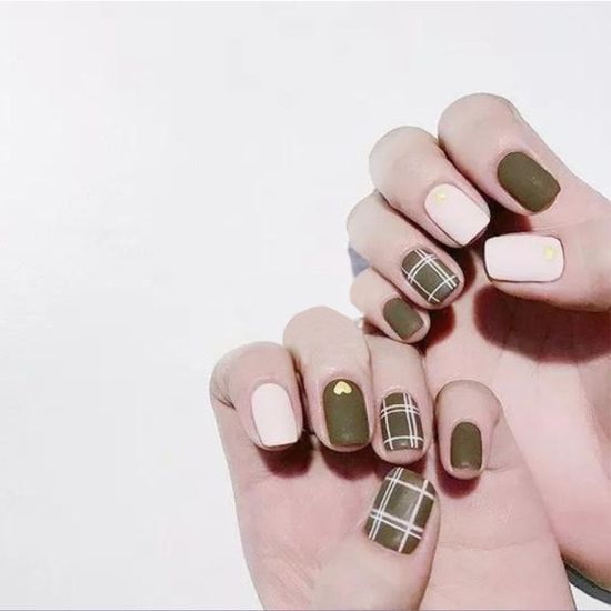 모던심플 블링블링 네일스티커 029