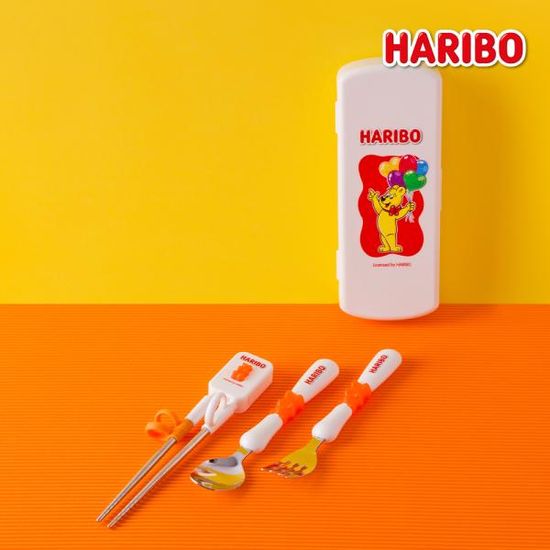 하리보 골드베렌 커틀러리 3P 케이스 세트