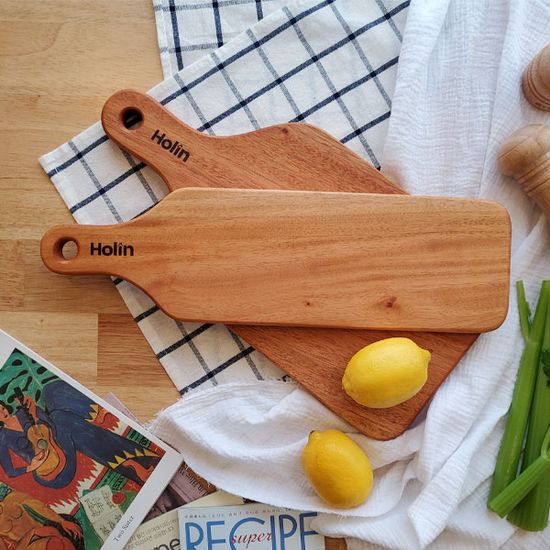 Holin 마호가니 원목 도마 스퀘어+롱스퀘어 SET