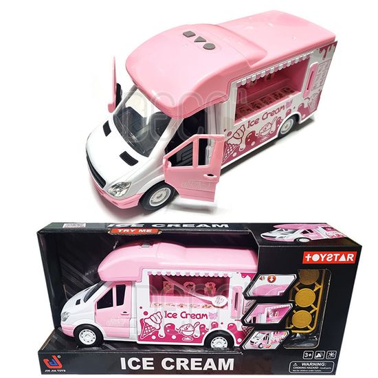 사운드 아이스크림차 불빛 미니카 완구 장난감