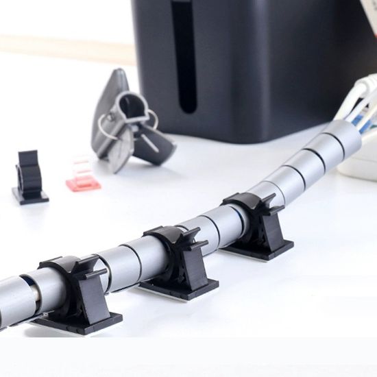 플라이어블 전선정리 케이블 타이 선정리 고정 클립