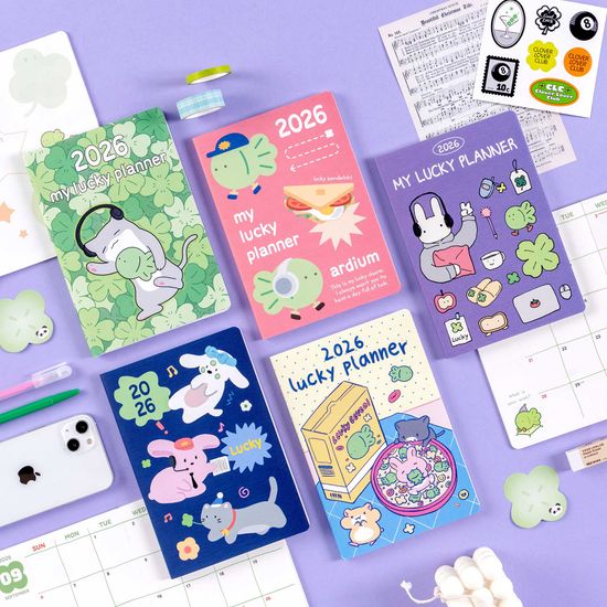 2026 럭키 먼슬리 플래너