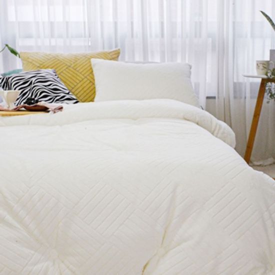 모크 극세사 겨울 차렵이불 침구세트 모노 - 2컬러