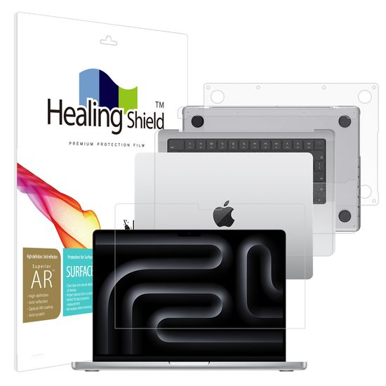 맥북프로14 M4 M5 AR 고화질 액정필름1매 외부3종