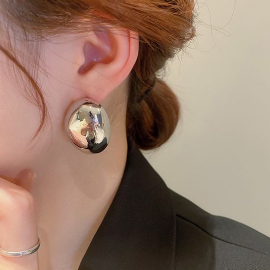 신상 골드 실버 빅사이즈 원터치 귀걸이 드롭 925실버