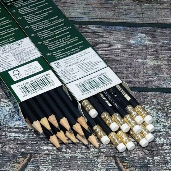 파버카스텔 고품질 지우개연필 블랙파버 1112 1다스