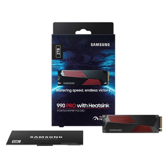 삼성전자 990 PRO 히트싱크 NVMe SSD 2TB MZ-V9P2T0CW