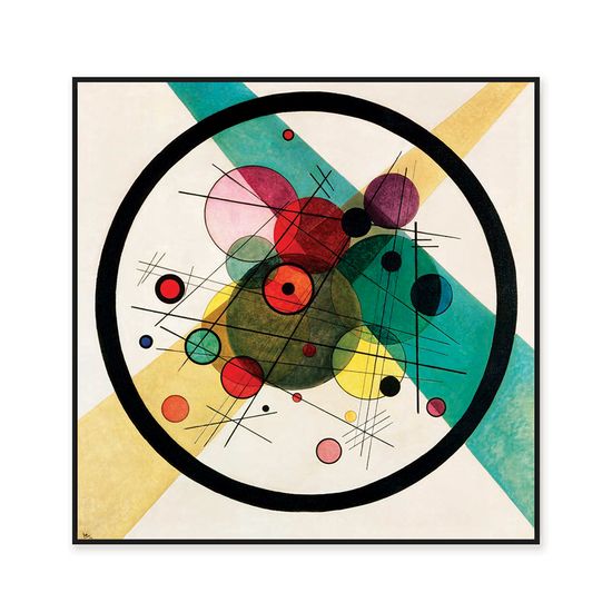 칸딘스키 - 원안의 원들 Circles in a Circle