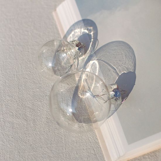 투명 크리스마스 볼 오너먼트 6P 세트