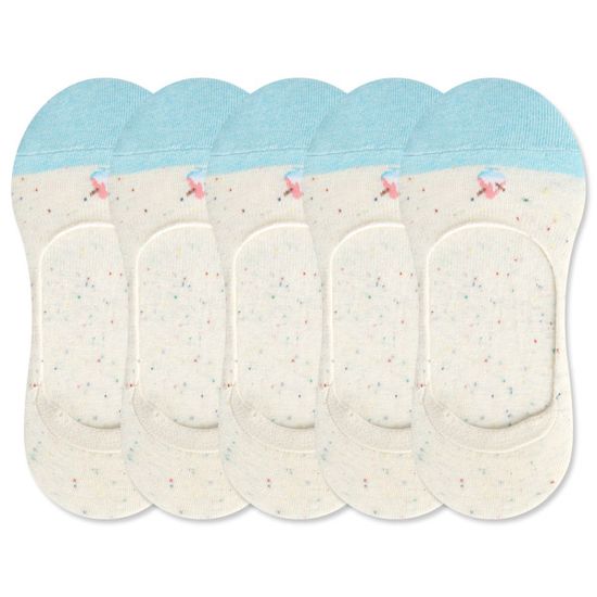 [쿠비카]스윗 아이스크림 여성 덧신양말 5족 C-F239